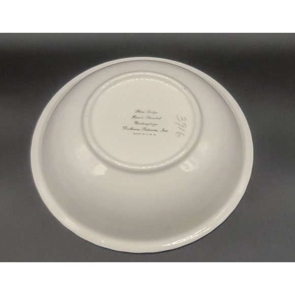 Blue Ridge Pottery Serving Bowl Freedom Pattern Hand Painted USA - Picture 3 of 6